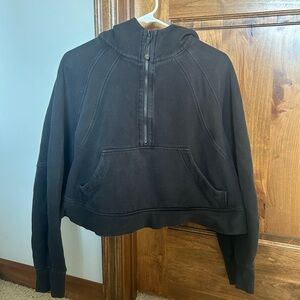 Lululemon Scuba Oversized Cropped Half Zip